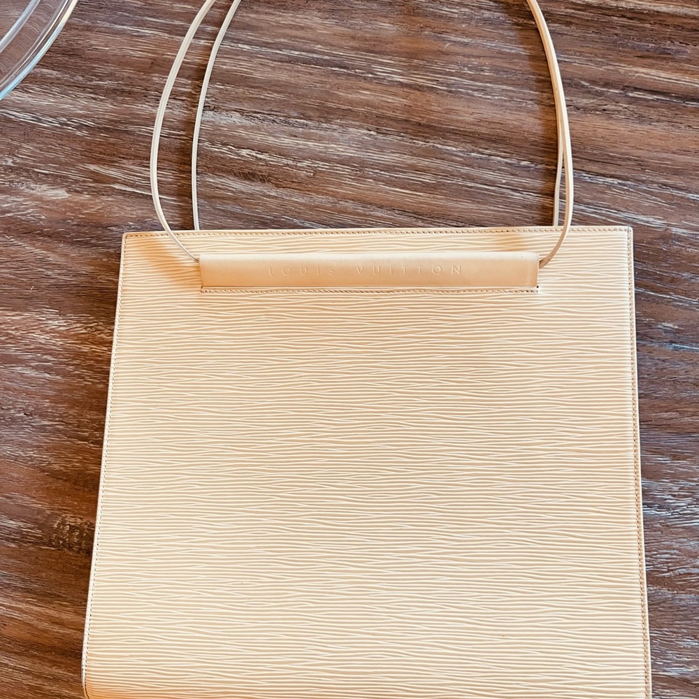 Louis Vuitton Saint Tropez Beige Epi Bag